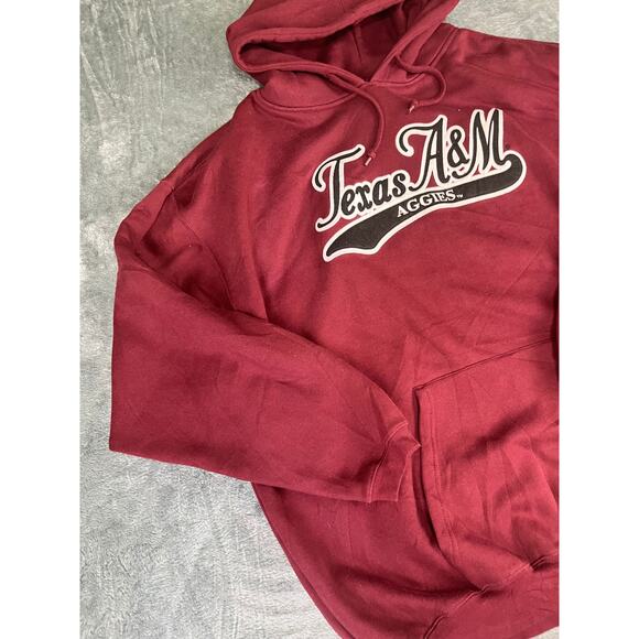 Men’s Varsity Athletic Maroon Texas A&M Aggies Hoodie 2XL – Excellent Condition - Picture 3 of 10